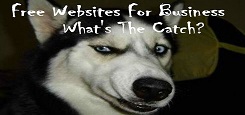 Free Websites for Small Business, What's the Catch?