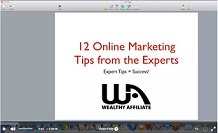 wealthy affiliate online marketing