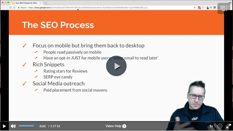 seo process video