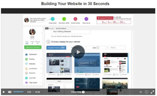build a business website in 30 seconds