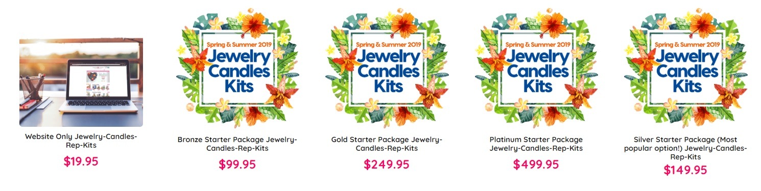 Jewelry Candles review rep kits