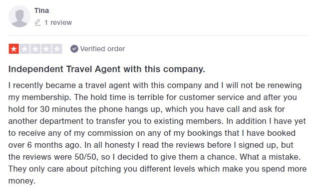 Customer review of Global Travel International