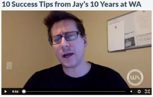 Wealthy Affiliate review - jay training video